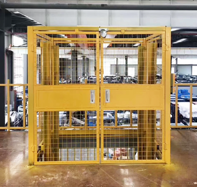 唐山智能导轨式升降机亮相